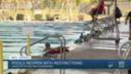 Valley pools reopen with restrictions