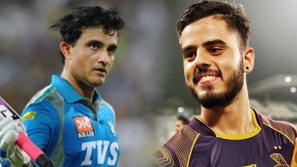Nitish Rana Cried when Ganguly got out