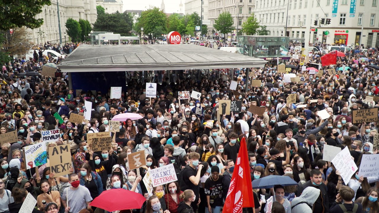 Black-Lives-Matter-Demo in Wien