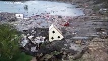 Norvège : huit maisons vides emportées par des coulées de boue