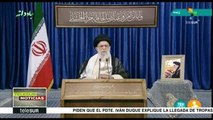 Líder supremo de Irán condena asesinato en EE.UU. de George Floyd