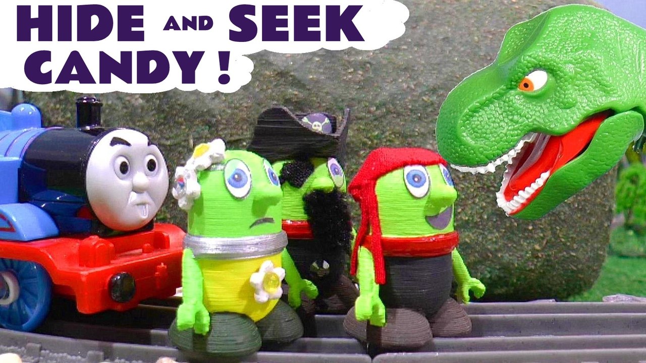 Hide and Seek Candy with the Funny Funlings and Thomas and Friends with Dinosaurs for Kids and pirates in this Family friendly Full Episode English Toy Story for kids from a Kid Friendly Family Channel
