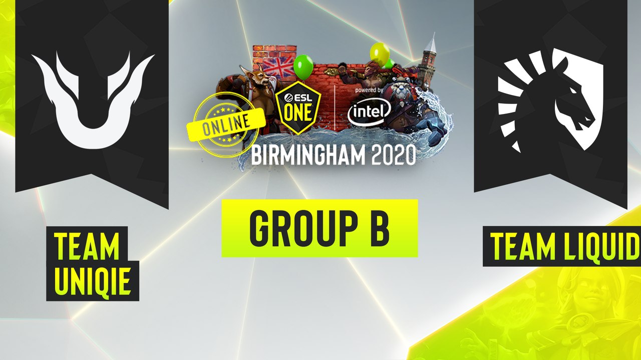 Dota2 - Team Liquid vs. Team Unique - Game 2 - ESL One Birmingham 2020 - Group B - EUCIS