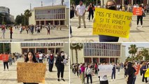 LIVE/ Abuzimi i 15-vjeçares, në Tiranë marshim kundër përdhunimit