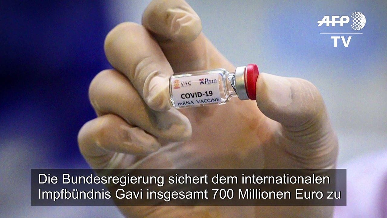 Merkel sichert Impfbündnis Gavi 700 Millionen Euro zu