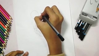 How to draw mickey mouse - easy step by step drawing