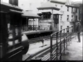 Arrivée d’un train à Battery Place (Llegada de un tren a Battery Place) [1896]