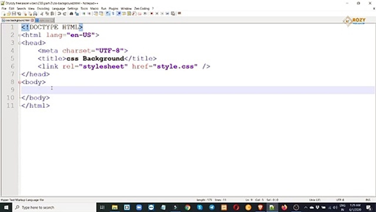 CSS tutorial for beginners  | CSS background | background colors | CSS colors | part-2