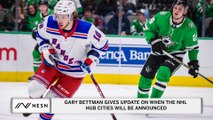 Gary Bettman Shares Update On When the NHL Hub Cities Will be Announced