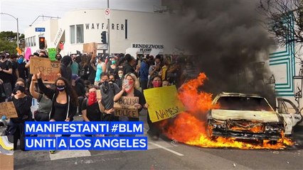Black Lives Matter: il messaggio dei manifestanti a Los Angeles