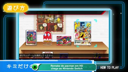 Remake de pacman em HD chega ao Nintendo Switch