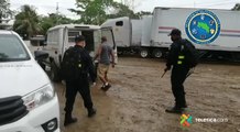 tn7-Detienen trailero que manejaba en aparente estado de ebriedad en Peñas Blancas-040620