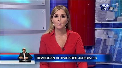 Retornan las labores en áreas judiciales