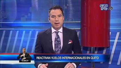 Reactivan vuelos internacionales en aeropuerto de Quito bajo estrictas medidas de seguridad