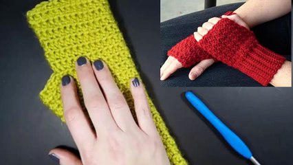 crochet gloves steap by steap so cute