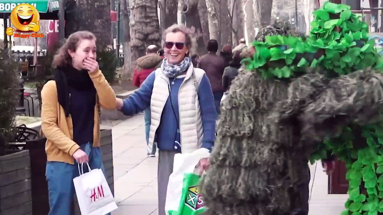 TWO BUSHMAN SCARE PRANK  BEST REACTIONS