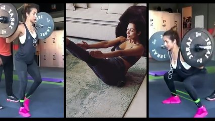 Malaika Arora Hardest WORKOUT During This Lockdown | Quarantine Days
