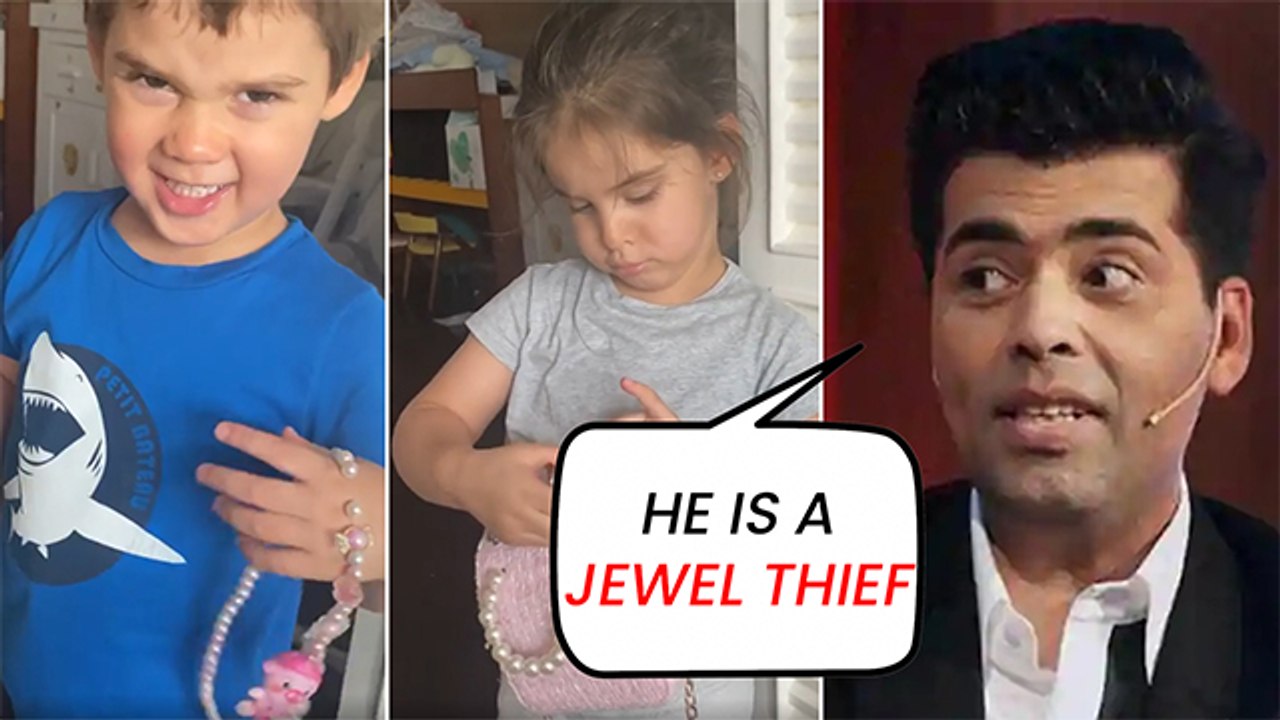 Karan Johar Calls His Son 'Jewel Thief'