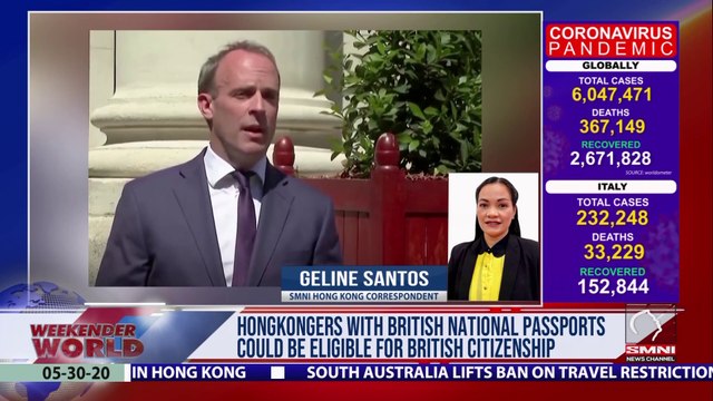 Hongkongers with British National passports could be eligible for British citizenship