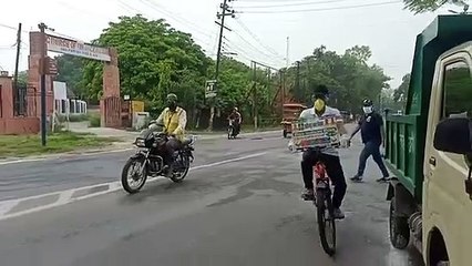 विश्व पर्यावरण दिवस पर चली नगर आयुक्त की साईकिल