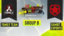 Dota2 - Gambit Esports vs. Family Team - Game 2 - ESL One Birmingham 2020 - Group B - EUCIS