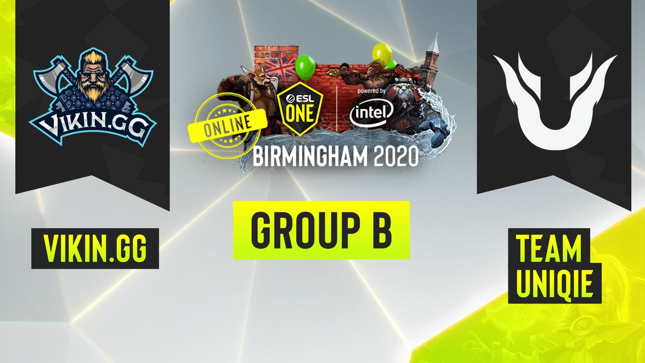 Dota2 - Vikin.gg vs. Team Unique - Game 1 - ESL One Birmingham 2020 - Group B - EUCIS