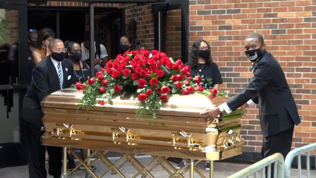 Último adiós a George Floyd en Mineápolis