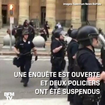 États-Unis: deux policiers suspendus pour avoir violemment fait tomber un homme de 75 ans
