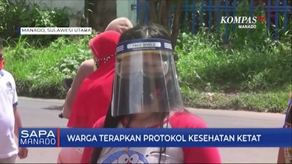 Warga Dendengan Dalam Lakukan Protokol Kesahatan di Permukiman