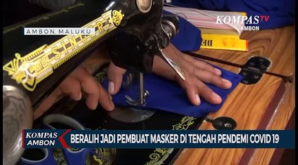 Beralih Jadi Pembuat Masker Ditengah Pendemi Covid 19