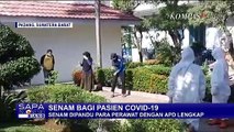 Pasien Covid-19 Lakukan Senam untuk Tingkatkan Imun Tubuh