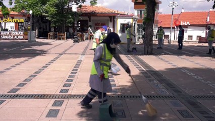 Başkent camilerinde hijyen önlemi