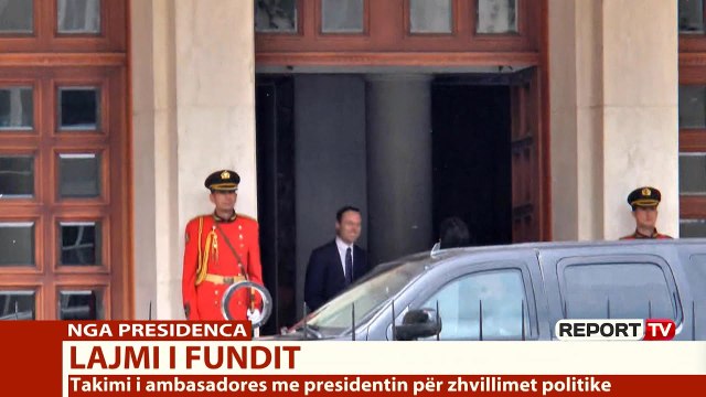Report TV - Pas Hashim Thaçit, Presidenti Ilir Meta pret në takim ambasadoren e SHBA, Yuri Kim