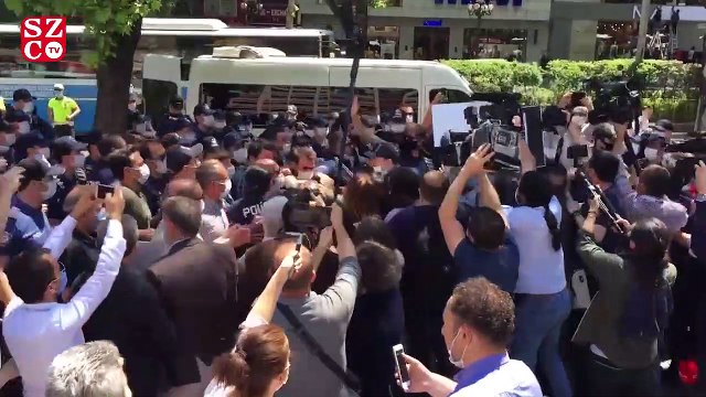 HDP'li vekillerden Ankara'da protesto