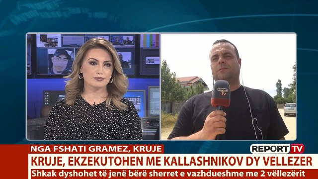 Report TV - Vrasja e 2 vëllezërve në Krujë, pas sherrit në lokal autori u bëri pritë pranë shtëpisë