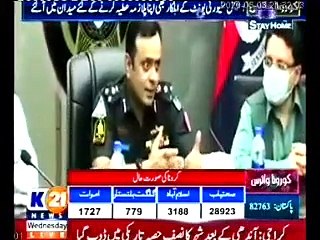 The channel telecasted exclusive interview of DIG Security & Emergency Services Division Maqsood Ahmed