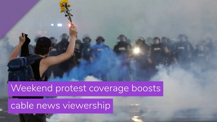 Weekend protest coverage boosts cable news viewership, and other top stories from June 05, 2020.