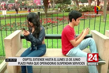 Osiptel extiende hasta el lunes 15 de junio plazo para que operadoras suspendan servicios