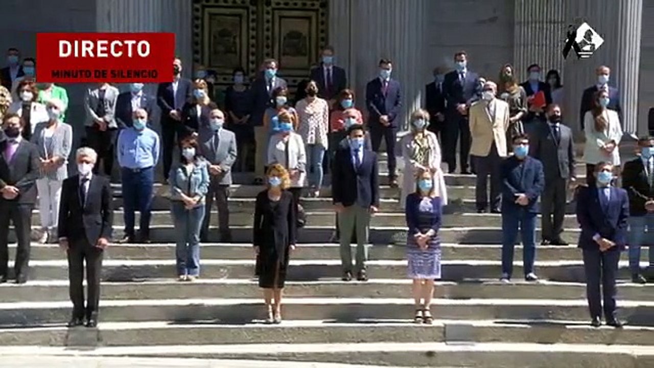 Minuto de silencio en el Congreso de los Diputados