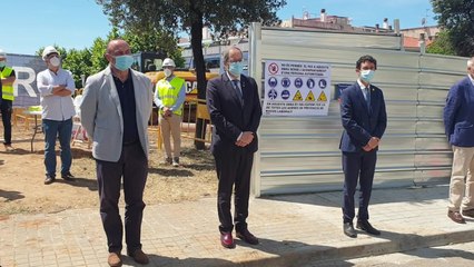 Torra realiza un minuto de silencio por las víctimas del Covid-19