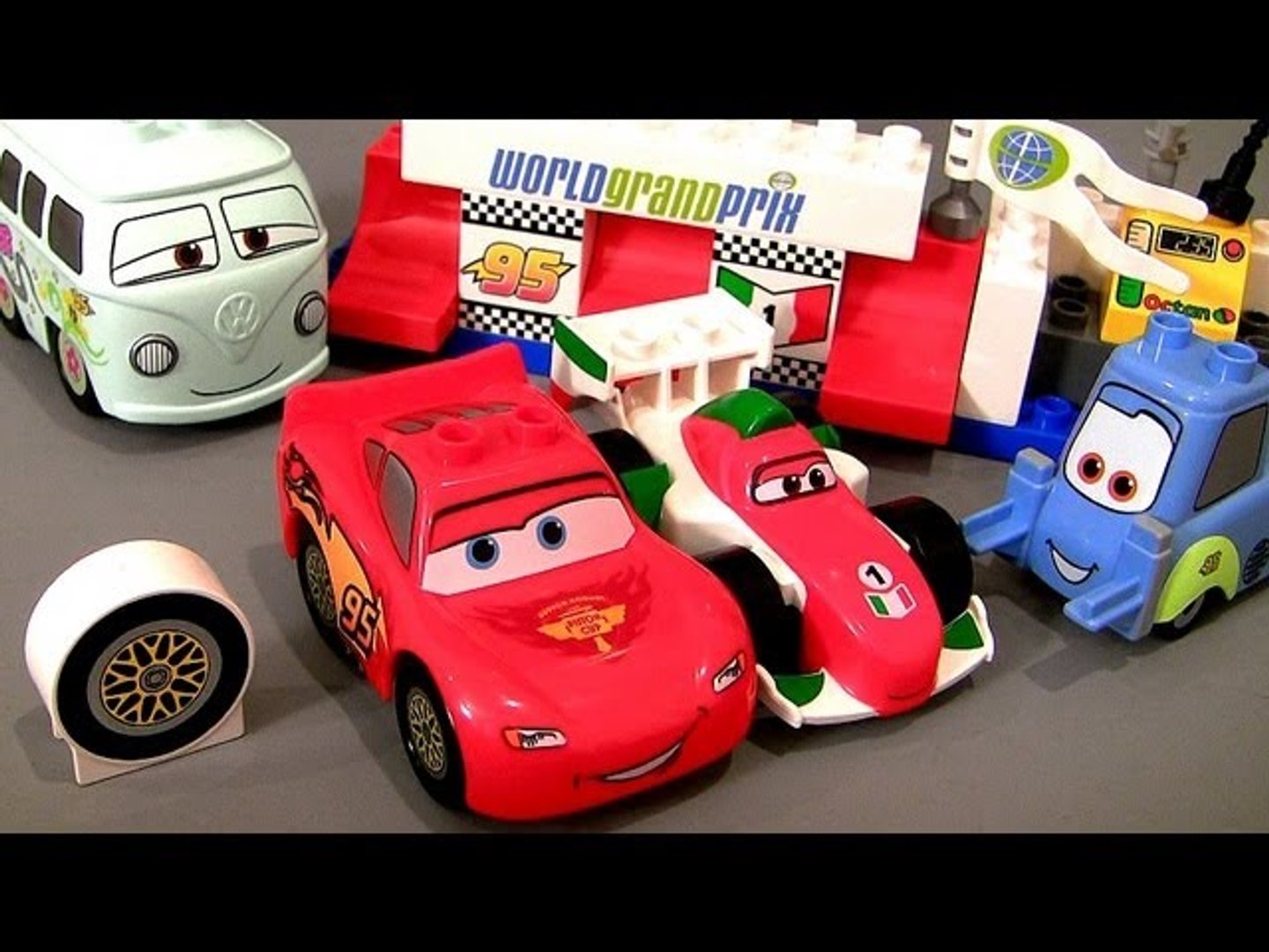 Lego Duplo CARS 2 Build Lightning McQueen, Fillmore, Guido Disney Pixar  5829 Buildable Toys - video Dailymotion