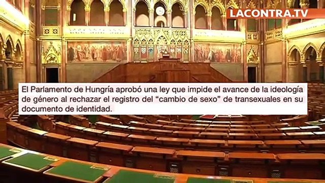 Hungría establece que sea el sexo biológico, y no el género, el que impere en documentos oficiales