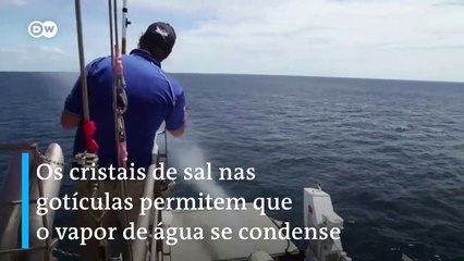 Cientistas analisam proteger corais com gerador de nuvens