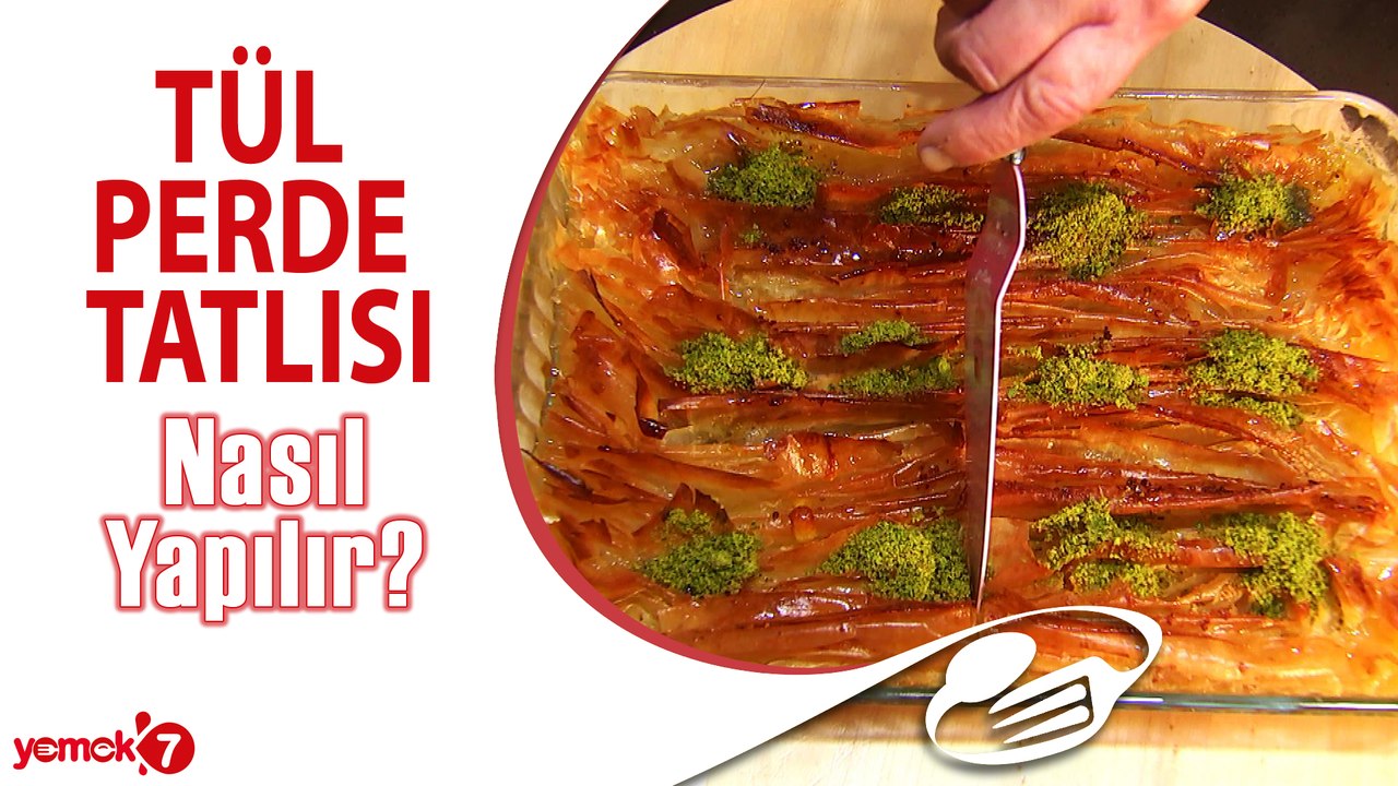 Tül Perde Tatlısı Nasıl Yapılır? ÇITIR ÇITIR BAKLAVA GİBİ!