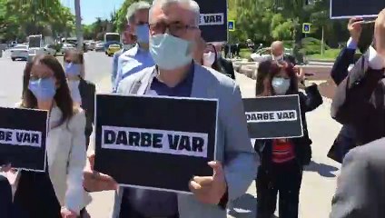 HDP Milletvekilleri TBMM'den Güven Park'a protesto yürüyüşü yaptı