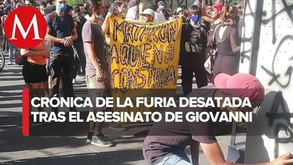Así fue la protesta por muerte de Giovanni en Jalisco
