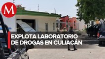Aseguran laboratorio clandestino tras explosión en Sinaloa