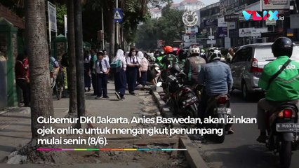 HORE! Ojek Online Boleh Angkut Penumpang Lagi