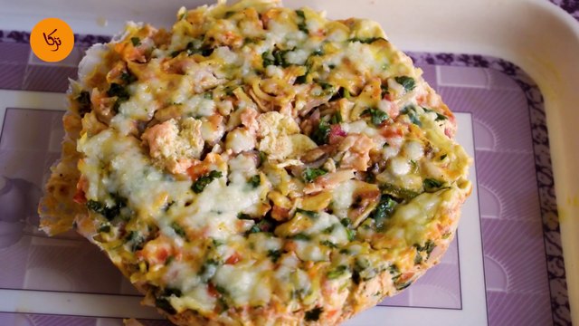 Delicious Baked Spaghetti Pie Recipe - Tarka Recipes