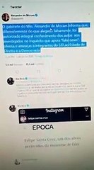 Advogado prova “mentira” de Alexandre de Moraes